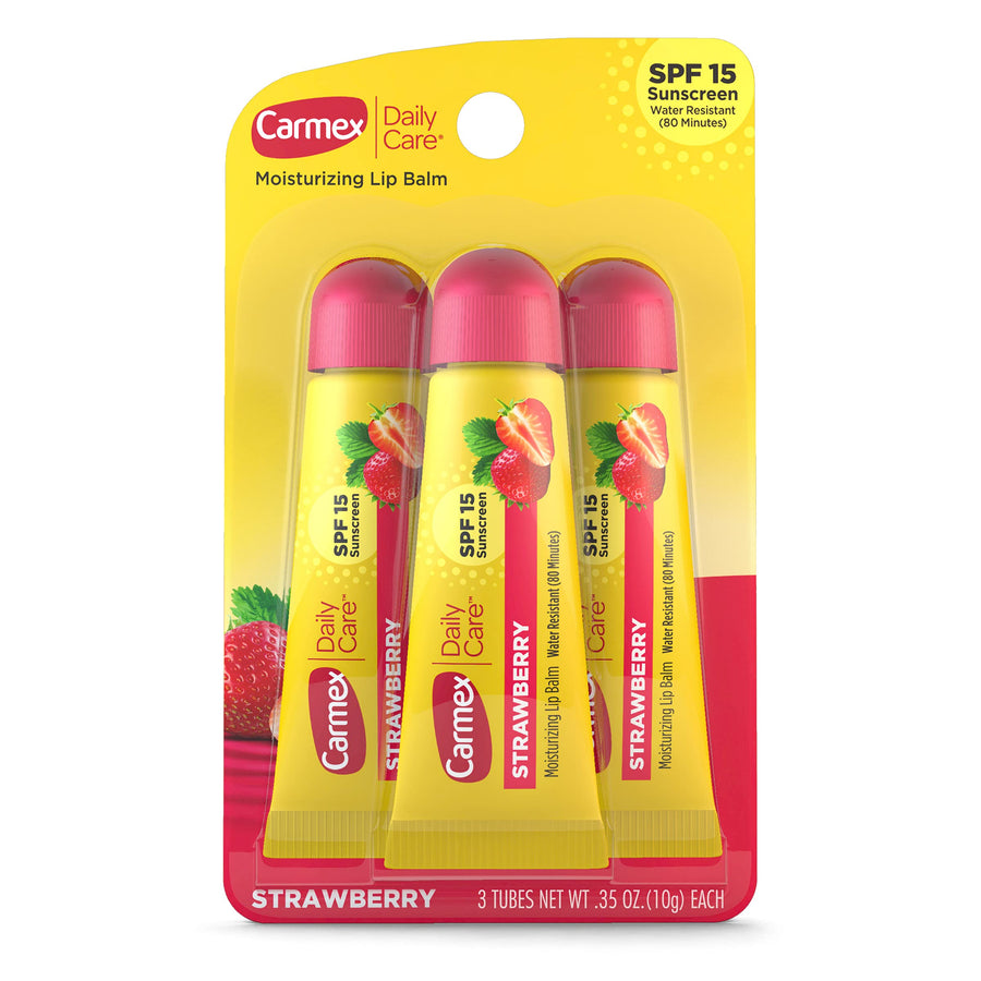 Carmex Daily Care Strawberry 3 in 1 Pack