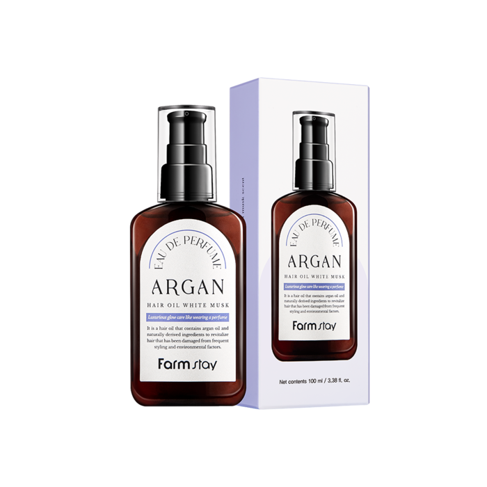 Farmstay Eau De Perfume Argan Hair Oil White Musk