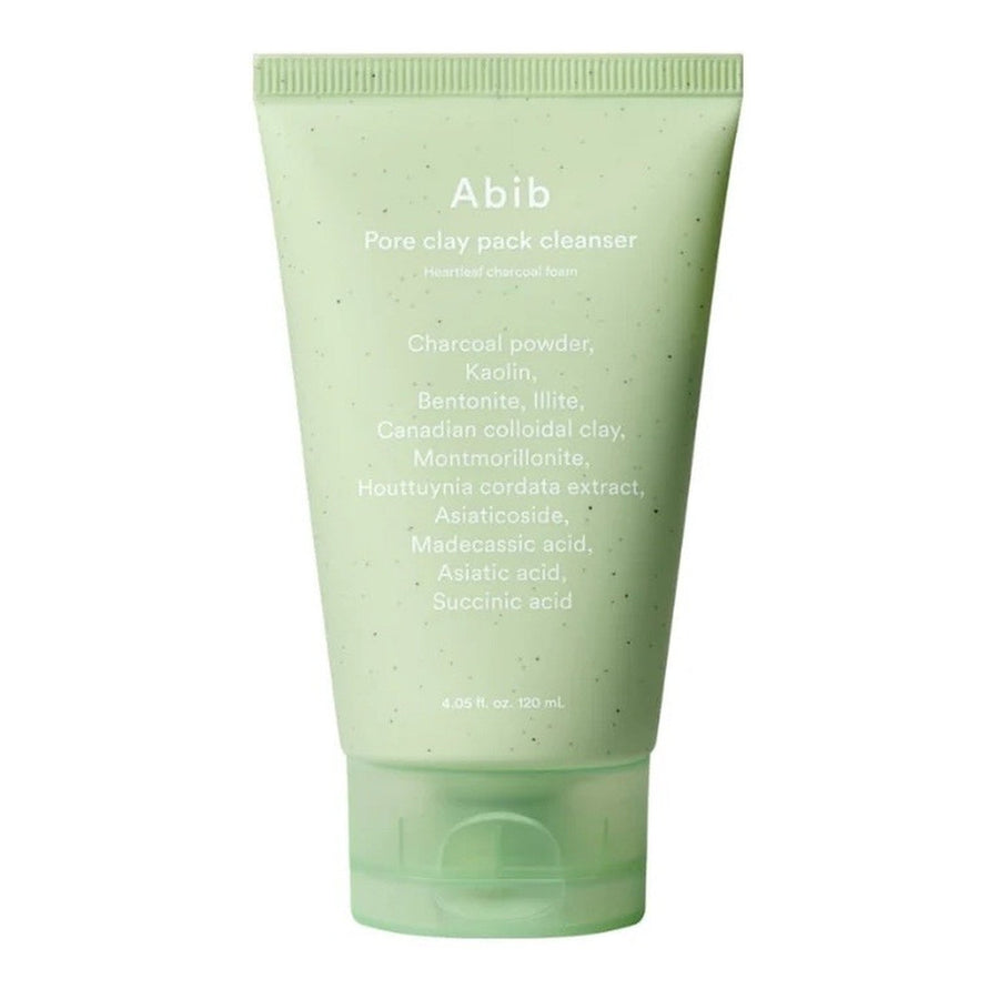Abib Pore Clay Pack Cleanser Heartleaf Charcoal Foam