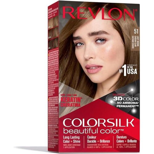 Revlon Color Silk Beautiful Hair Color 51 Light Brown