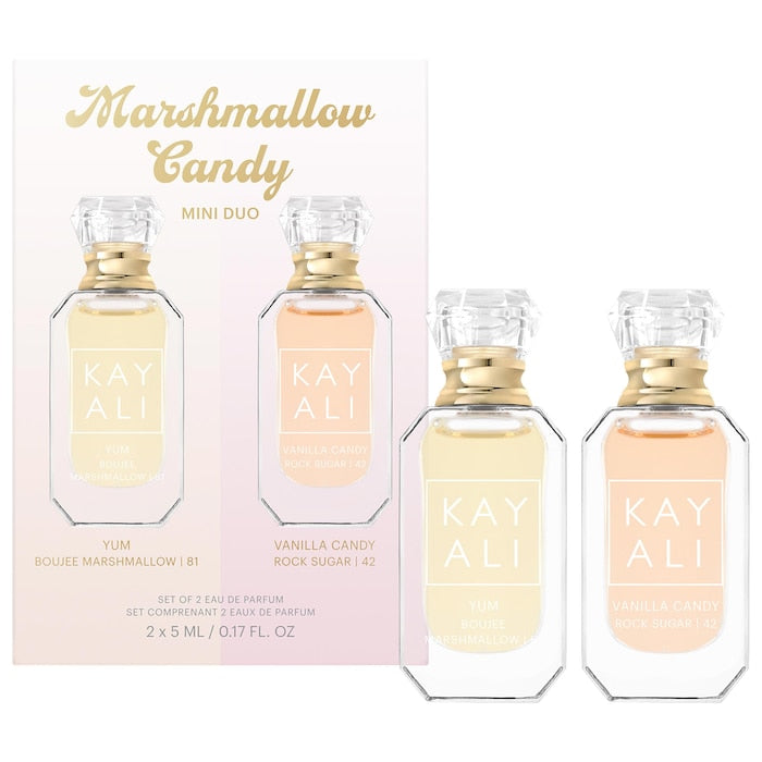 Kayali Yum Boujee Marshmallow Vanilla Candy Rock Sugar Mini Duo Set