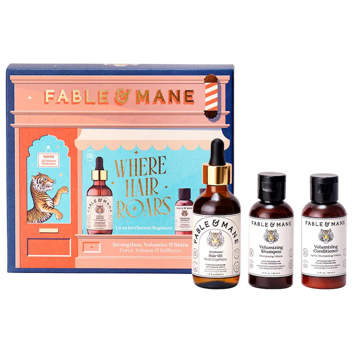 Fable & Mane 
Where Hair Roars – Strength & Volume Gift Set
