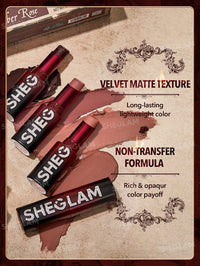 Sheglam Dynamatte Boom Long-Lasting Matte Lipstick (Ember Rose Version)