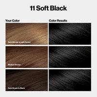 Revlon Color Silk Beautiful Hair Color 11 Soft Black