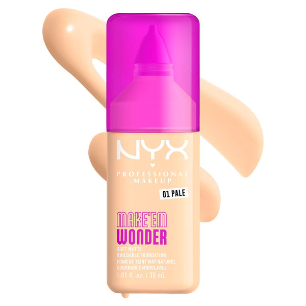 NYX MAKE ‘EM WONDER™ SOFT MATTE BUILDABLE FOUNDATION