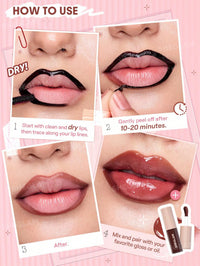Sheglam Fall In Line Peel Off Lip Liner Stain