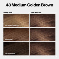 Revlon Color Silk Beautiful Hair Color 43 Medium Golden Brown