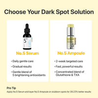 numbuzin No.5 Glutathione TXA Advanced Dark Spot Ampoule Concentrate