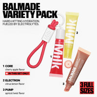 Milk BALMADE Variety Pack Full-Size Hydrating Lip Balm Trio