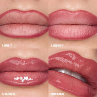 HUDA BEAUTY Make Out Sesh Lip Stain and Lip Gloss Duos
