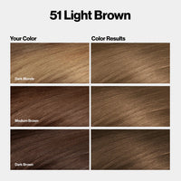 Revlon Color Silk Beautiful Hair Color 51 Light Brown