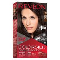 Revlon Color Silk Beautiful Hair Color 20 Brown Black