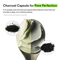 Abib Pore Clay Pack Cleanser Heartleaf Charcoal Foam