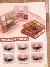 Sheglam Coffee Shop 9 Pan Eyeshadow Palette Coffee Shop