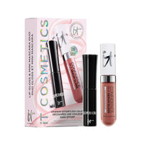 IT COSMETICS MINI MASCARA & LIP GLOSS MAKEUP GIFT SET