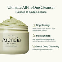Arencia Fresh Green Rice Cleanser + Roseship Cleanser Bundle (EXCLUSIVE)