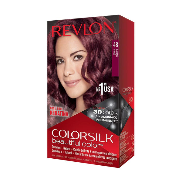 Revlon Color Silk Beautiful Hair Color 48 Burgundy