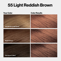 Revlon Color Silk Beautiful Hair Color 55 Light Redish Brown