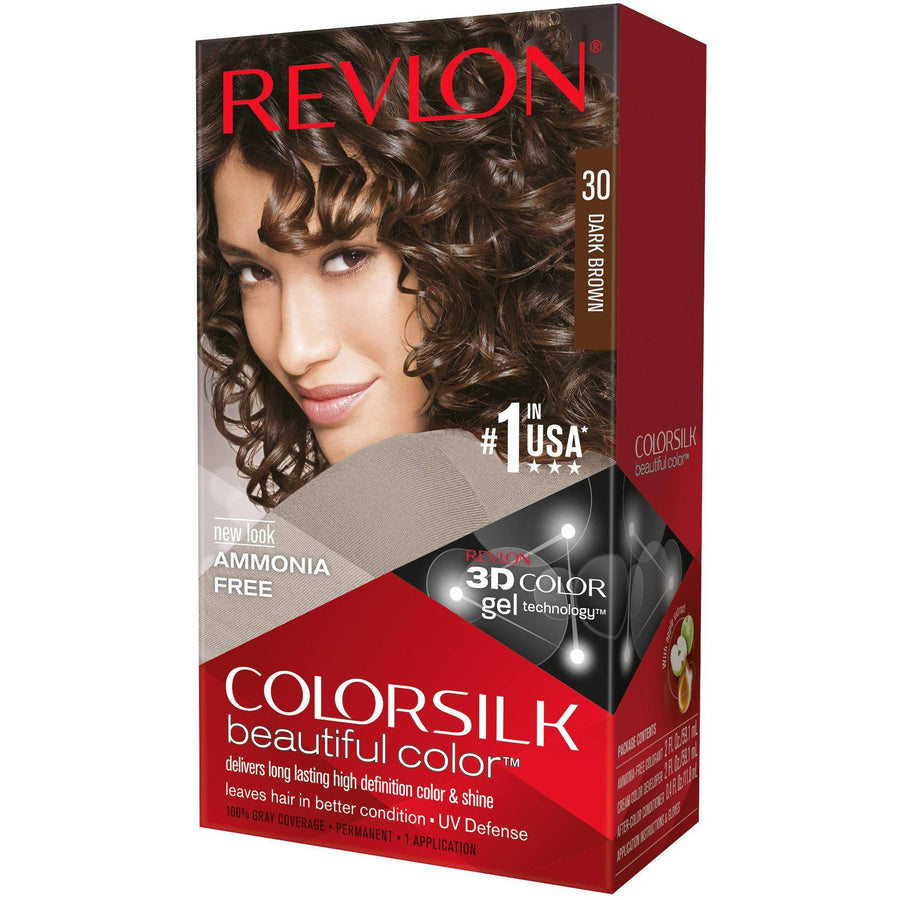 Revlon Color Silk Beautiful Hair Color 30 Dark Brown