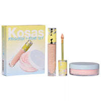 Kosas Brighten & Blur Set Color Corrector + Mini Setting Powder