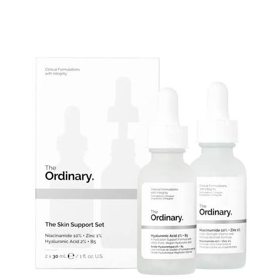 The ordinary  The skin support set