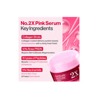 Numbuzin No. 2 Rose PDRN Collagen 2X Plumping Serum