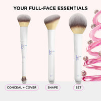 IT Cosmetics Limited Edition Face Brush Trio + Luxe case
