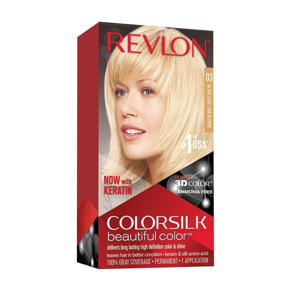 Revlon Color Silk Beautiful Hair Color 03 Ultra Light Sun Blonde