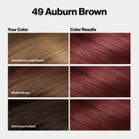 Revlon Color Silk Beautiful Hair Color 49 AuBurn Brown