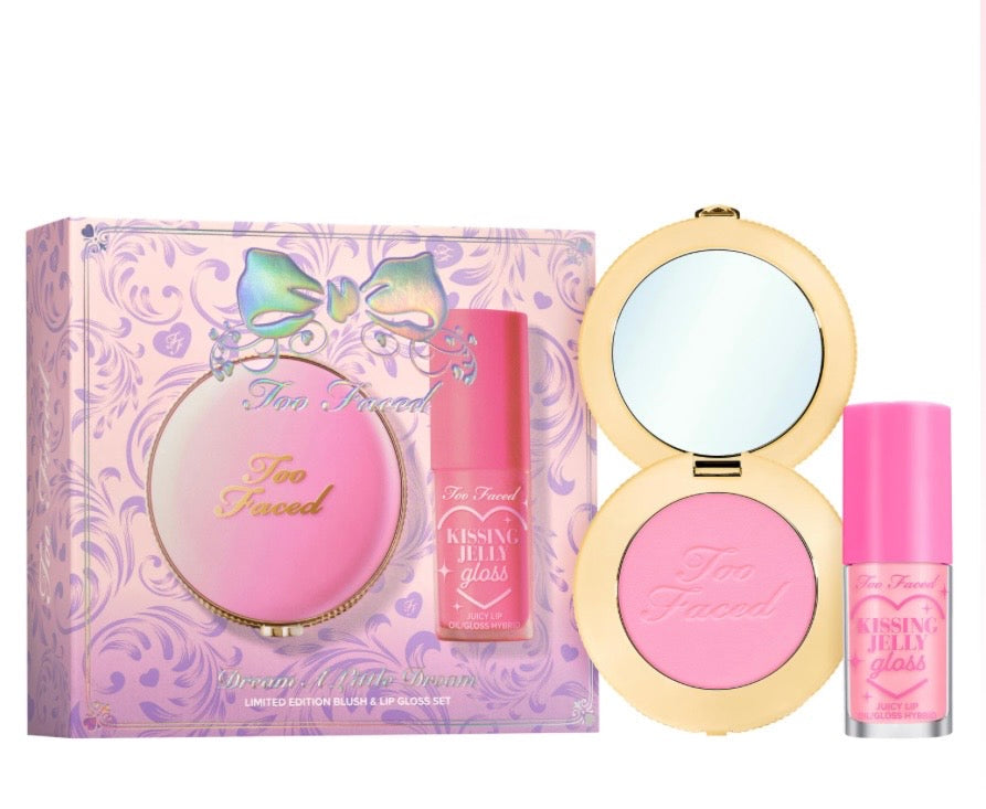 TOO FACED Dream A Little Dream: Blush & Lip Gloss Set