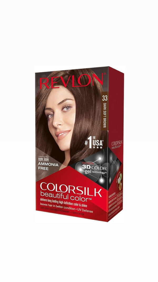 Revlon Color Silk Beautiful Hair Color 33 Dark Soft Brown