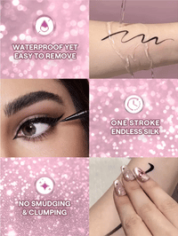 Sheglam Rosé Line & Define Waterproof Liquid Eyeliner-Black