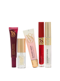 Victoria’s Secret 5-Piece Lip Gloss, Oil, Mask & Lip Plumper Gift Set