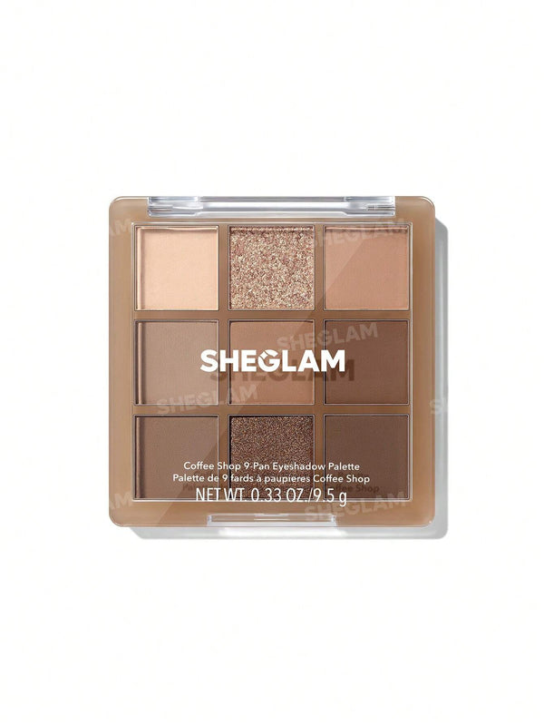 Sheglam Coffee Shop 9 Pan Eyeshadow Palette Coffee Shop