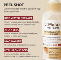 Dr.Melaxin Peel Shot Glow White Rice Peeling Ampoule