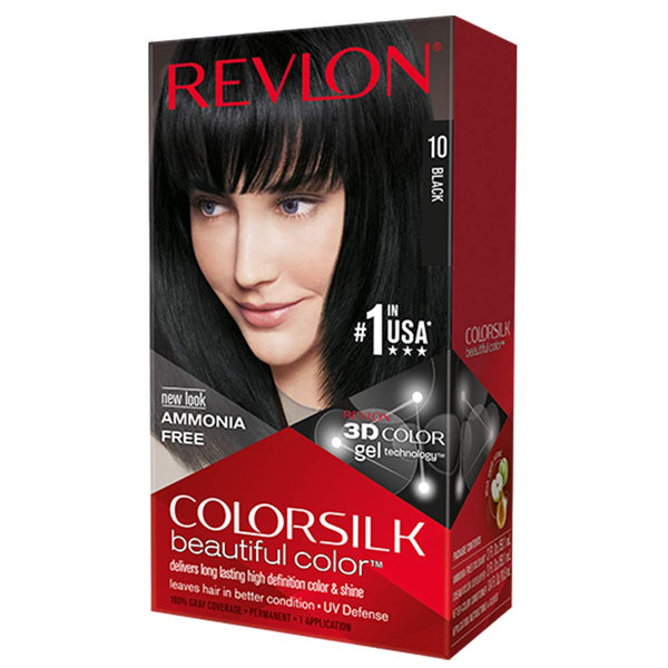 Revlon Color Silk Beautiful Hair Color 10 Black
