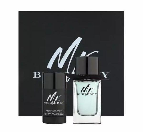 Burberry - Mr Burberry EDT(100 ml) & Deodorant Coffret (75 g) - Classic Woody Fougere Duo