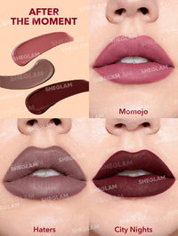 Sheglam Matte Allure Mini Liquid Lipstick Set- After The Moment