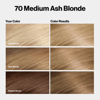 Revlon Color Silk Beautiful Hair Color 70 Medium Ash Blonde