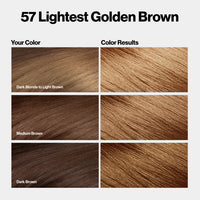 Revlon Color Silk Beautiful Hair Color 57 Lightest Golden Brown