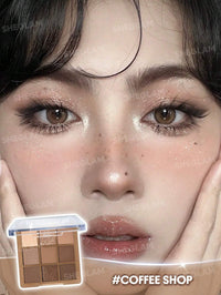 Sheglam Coffee Shop 9 Pan Eyeshadow Palette Coffee Shop