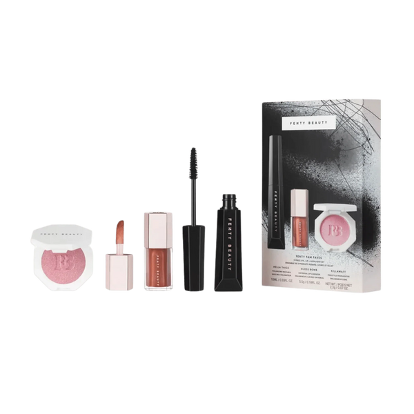 FENTY BEAUTY FENTY FAM FAVES 3-PIECE EYE, LIP + HIGHLIGHTER SET