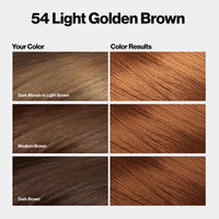 Revlon Color Silk Beautiful Hair Color 54 Light Golden Brown