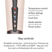 Dyson Airstrait Hair Straightener in Ceramic Pink