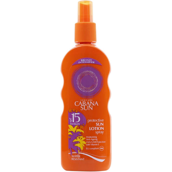 Cabana Sun Protective Sun Lotion Spray SPF15 200ml