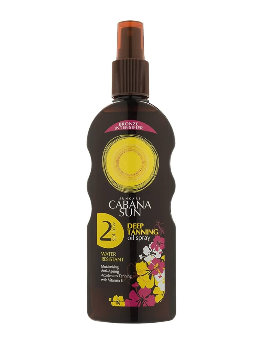  Cabana Sun Tanning Oil Spray SPF2