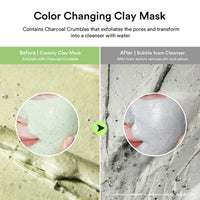 Abib Pore Clay Pack Cleanser Heartleaf Charcoal Foam