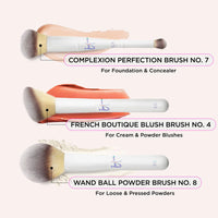 IT Cosmetics Limited Edition Face Brush Trio + Luxe case