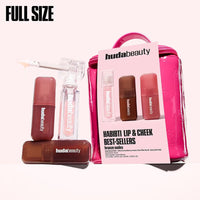 Huda Beauty Habibti Lip & Cheek Best-Sellers Bronze Nudes Set