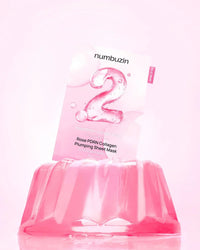 Numbuzin No.2 Sheet Mask Rose PDRN Collagen Plumping Sheet Mask